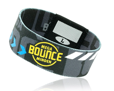 Elastic RFID wristbands