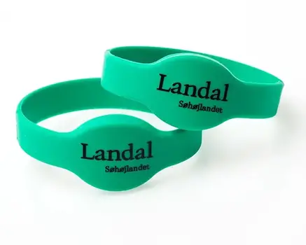 Silicon wristbands with RFID tag