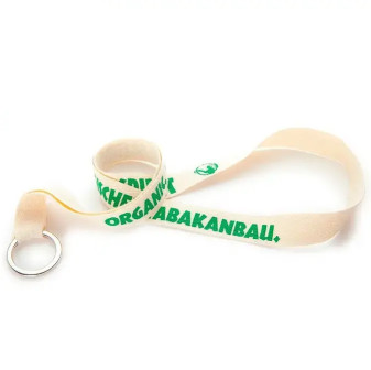 Lanyard made of organic cotton