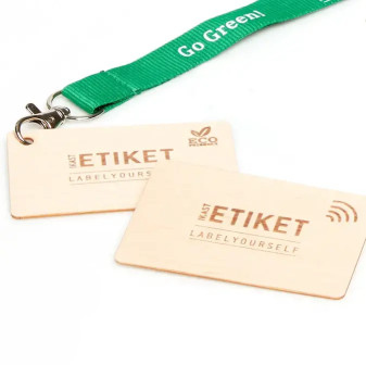 RFID wood access card